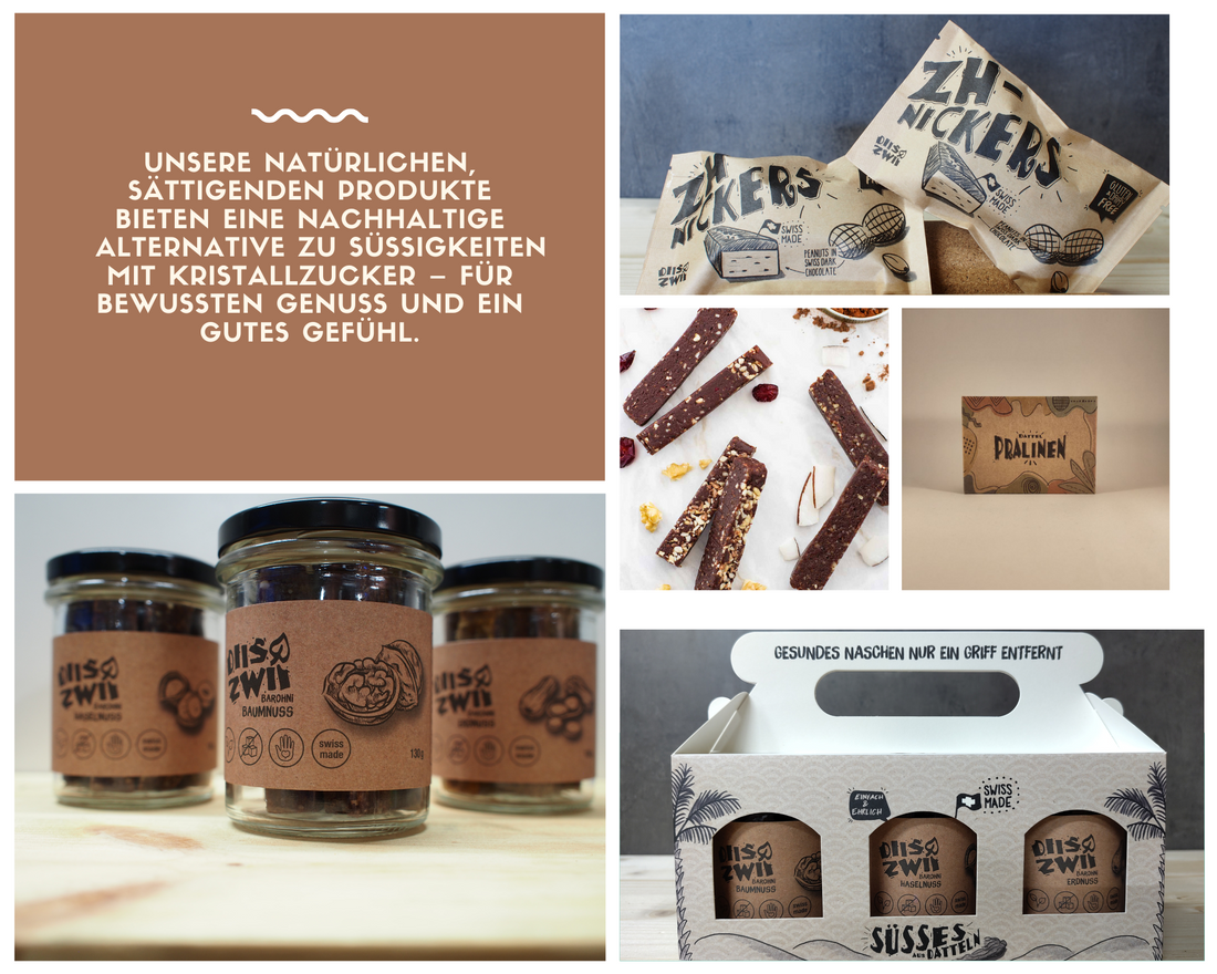 Warum Süssigkeiten mit Kristallzucker nicht sättigen – und wie diiszwii nachhaltigen Genuss bietet