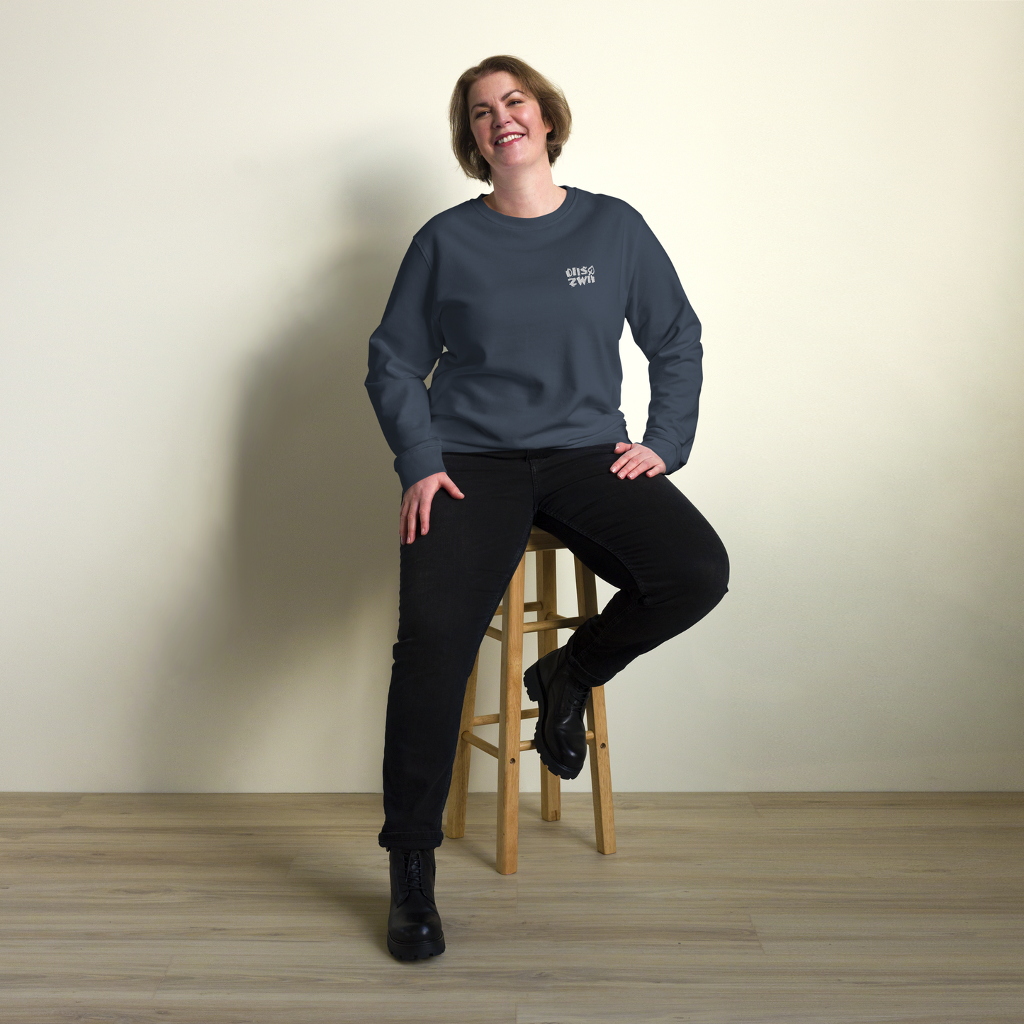 diiszwii Unisex Bio-Pullover aus Bio-Baumwolle & recycelten Materialien – nachhaltig & kuschelig