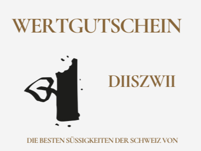 diiszwii Wertgutschein – digitale Geschenkidee für Pralinen, Riegel und Datteln