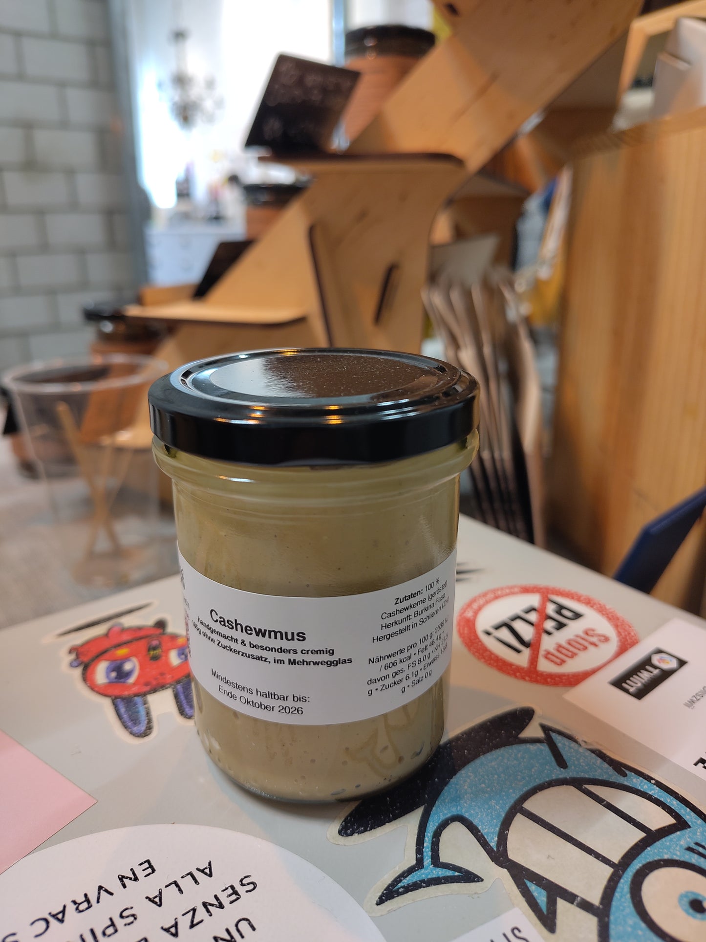 Cashewmus aus gerösteten Cashewkernen – 100% natürlich, cremig & glutenfrei